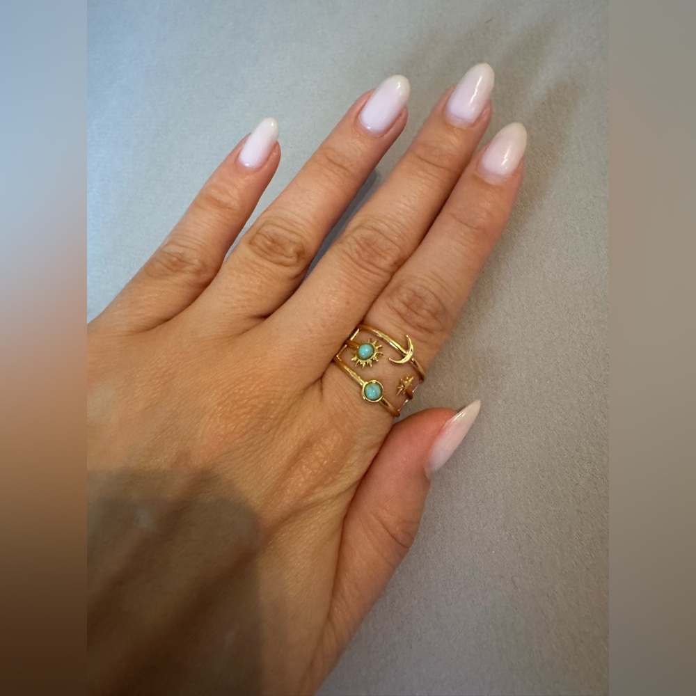 Boho Moon Ring - image 5